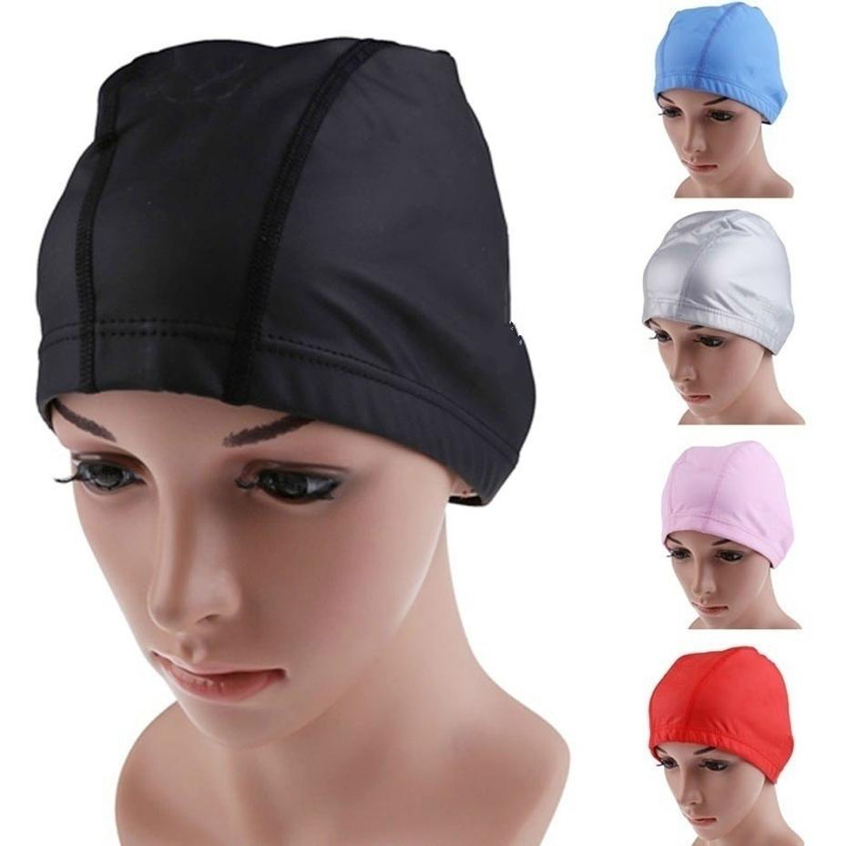 Swim Hat Silicone - Adult Silicone Swim Cap Waterproof Elastic