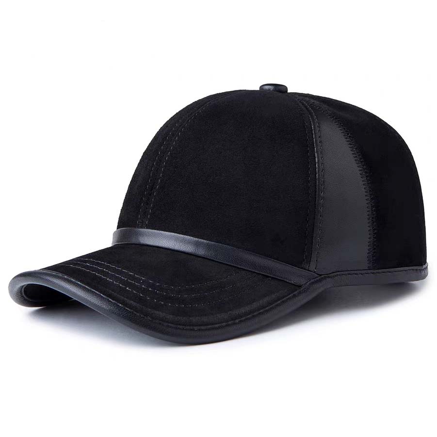 Hat For Man Genuine Suede Leat - огляд і ціна Baseball Cap Structured