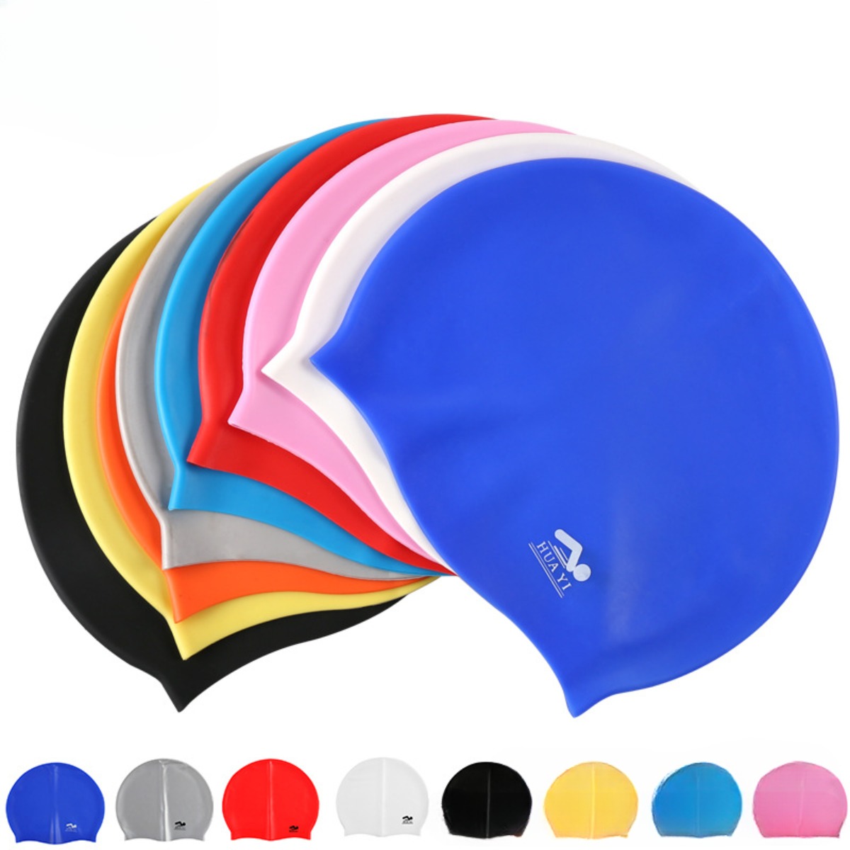Silicone Elastic Swimming Cap  - огляд і ціна Swim Hat Silicone