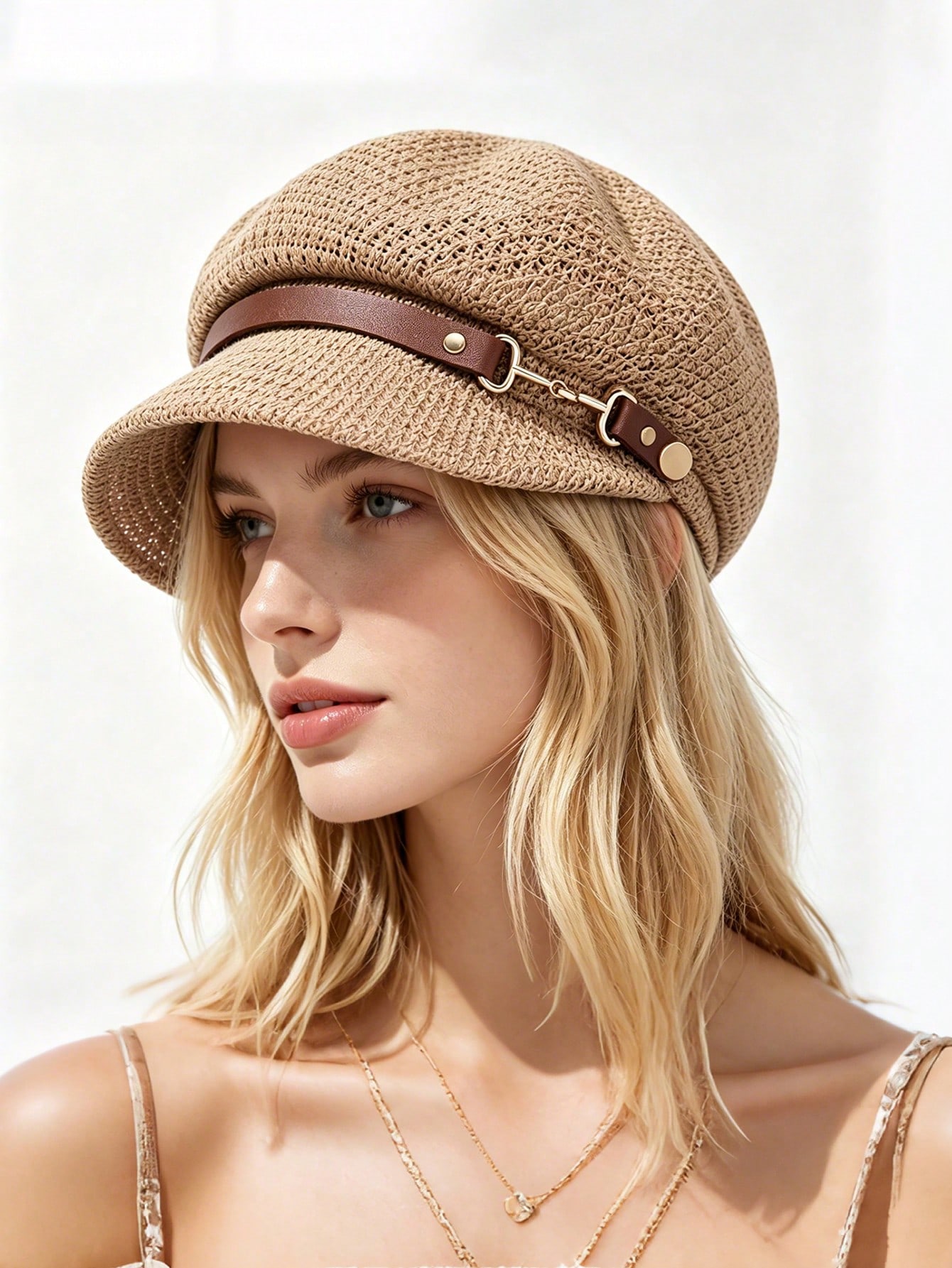 Hollow Breathable Octagonal Be - огляд і ціна Visor Sun Hat
