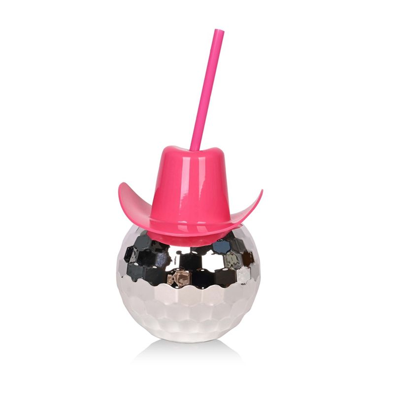 ABMS-Disco Ball Cups Cowboy Ha - огляд і ціна Cowboy Hat Straw