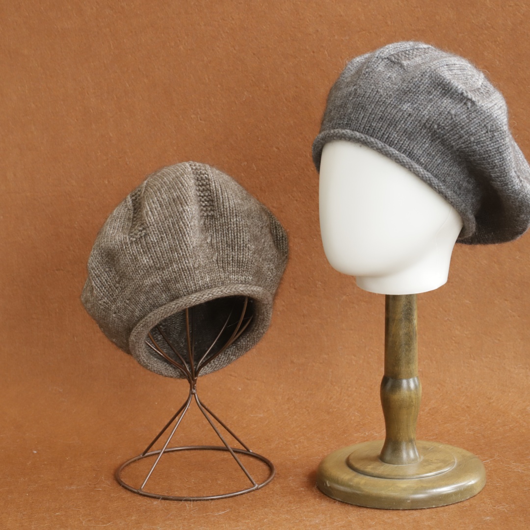Soft Slouchy Knit Beret Hats f - огляд і ціна Beret French Wool