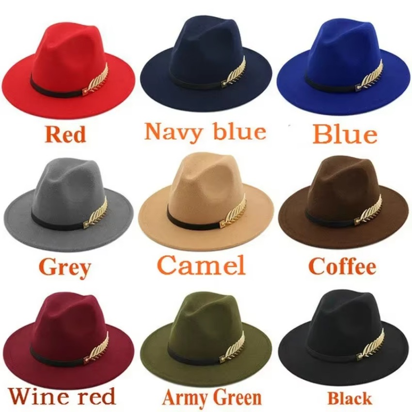 1 Pcs New Fashion Unisex Men W - огляд і ціна Fedora Hat Wool
