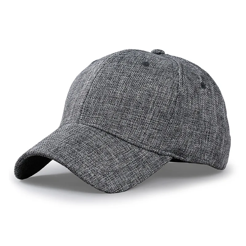Oversize XXL Faux Linen Men Wo - огляд і ціна Baseball Cap Structured